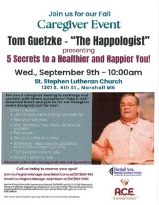 Fall Caregiver Event flyer